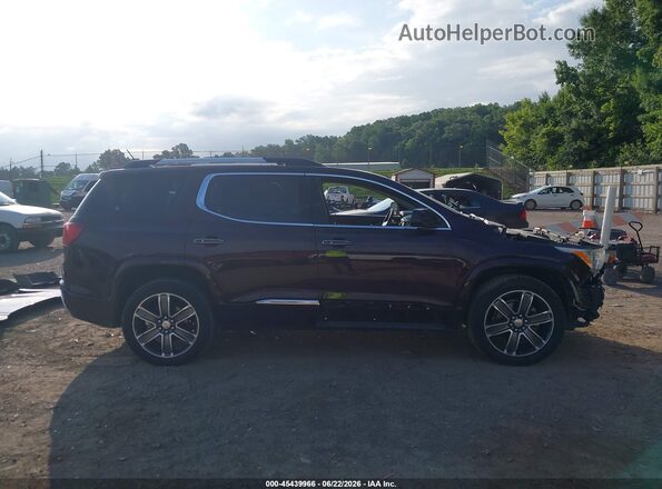 1GKKNXLS2JZ112252 2018 GMC ACADIA Maroon სალონის 360-გრადუსიანი ხედი