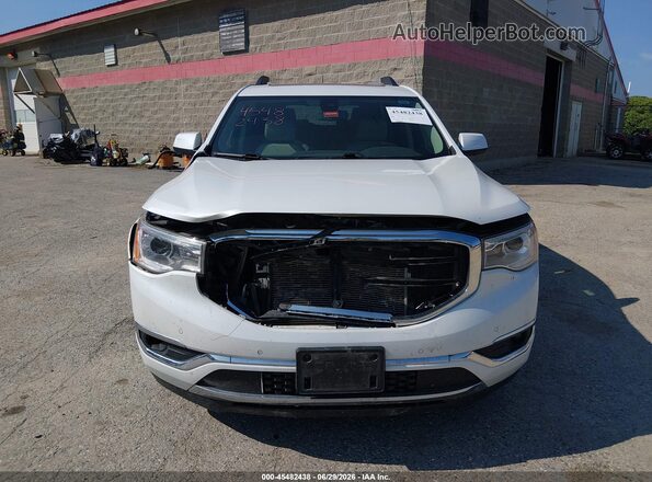 1GKKNXLS2JZ156770 2018 GMC ACADIA White Instrument cluster view