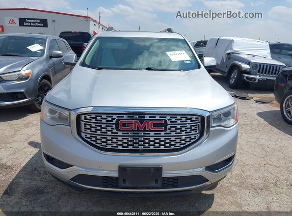 1GKKNXLS3HZ158988 2017 GMC ACADIA Silver ხელსაწყოთა პანელის ხედი