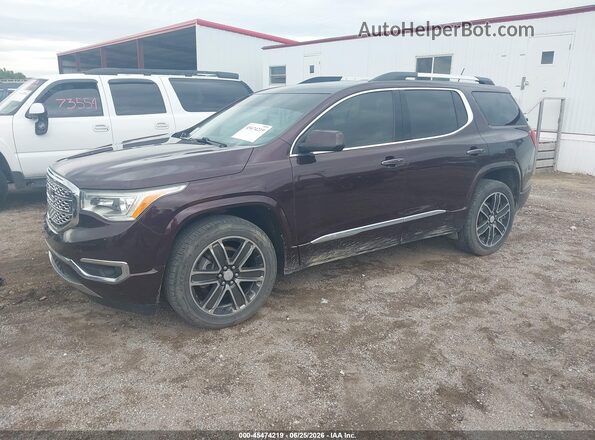 1GKKNXLS3HZ311532 2017 GMC ACADIA Maroon Передня ліва чверть