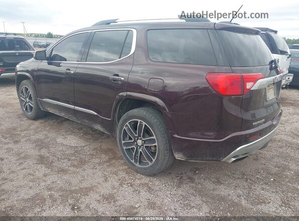 1GKKNXLS3HZ311532 2017 GMC ACADIA Maroon Задня ліва чверть