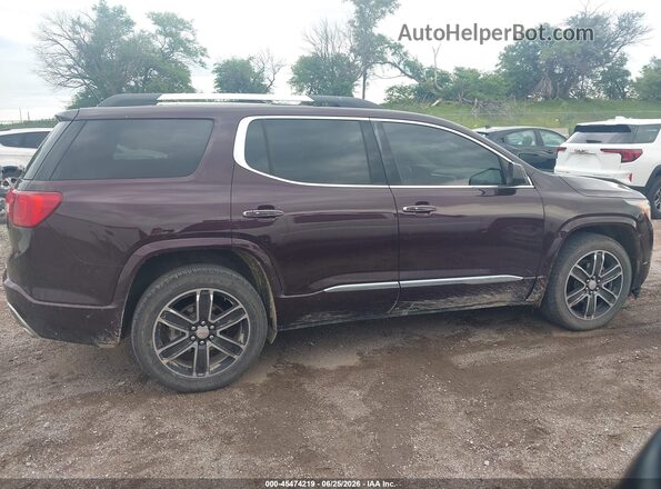 1GKKNXLS3HZ311532 2017 GMC ACADIA Maroon Вид задньої частини салону