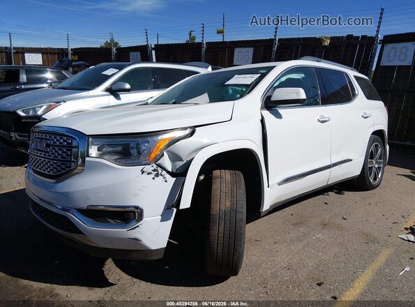 1GKKNXLS3KZ165480 2019 GMC ACADIA White Przód lewy