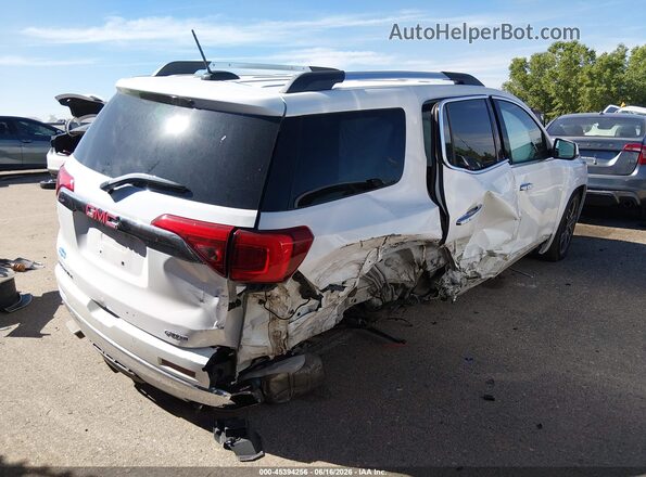 1GKKNXLS3KZ165480 2019 GMC ACADIA White Tył prawy
