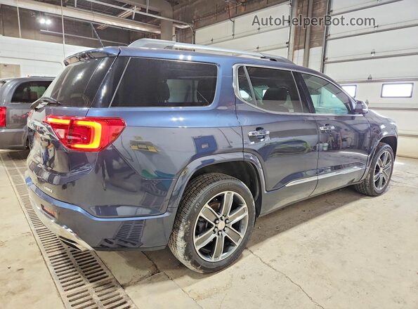 1GKKNXLS3KZ189911 2019 GMC ACADIA Blue Trasero derecho