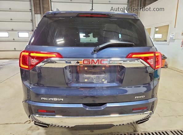 1GKKNXLS3KZ189911 2019 GMC ACADIA Blue Vista trasera