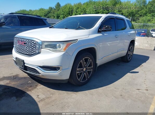 1GKKNXLS4HZ211651 2017 GMC ACADIA White Передня ліва чверть