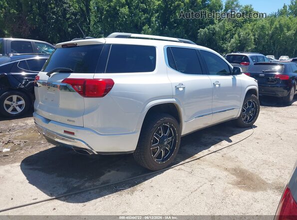 1GKKNXLS4JZ132597 2018 GMC ACADIA White Trasero derecho