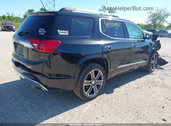1GKKNXLS4JZ201675 2018 GMC ACADIA Black უკანა მარჯვენა