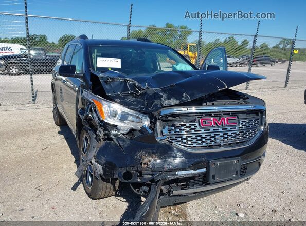 1GKKNXLS4JZ201675 2018 GMC ACADIA Black წინა ხედი