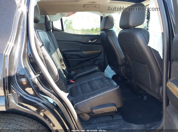 1GKKNXLS4JZ201675 2018 GMC ACADIA Black VIN კოდის სტიკერის ხედი