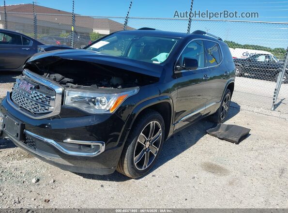 1GKKNXLS4JZ201675 2018 GMC ACADIA Black წინა მარცხენა ხედი სამი მეოთხედიდან