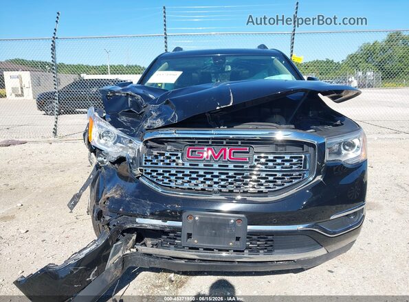 1GKKNXLS4JZ201675 2018 GMC ACADIA Black ხელსაწყოთა პანელის ხედი