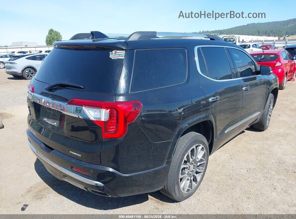 1GKKNXLS4NZ137997 2022 GMC ACADIA Black Rear right