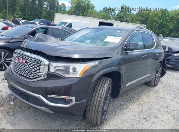 1GKKNXLS5HZ201064 2017 GMC ACADIA Gray Vista tres cuartos delantera izquierda
