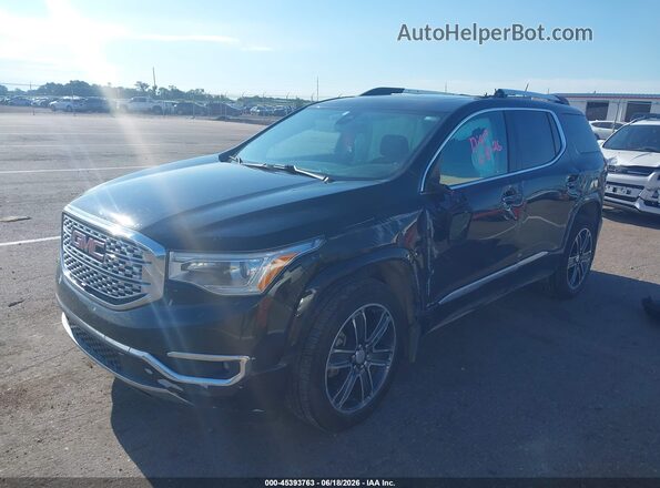 1GKKNXLS5JZ217058 2018 GMC ACADIA Черный Передняя левая четверть