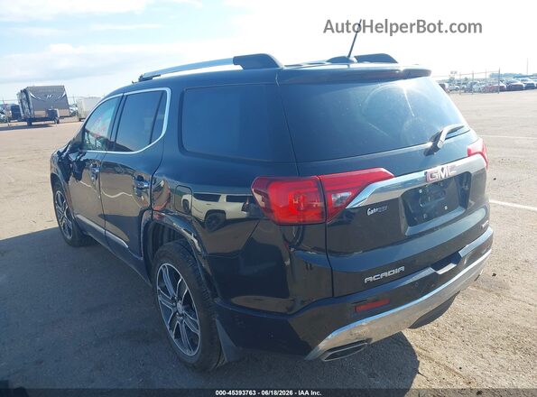 1GKKNXLS5JZ217058 2018 GMC ACADIA Черный Задняя левая четверть