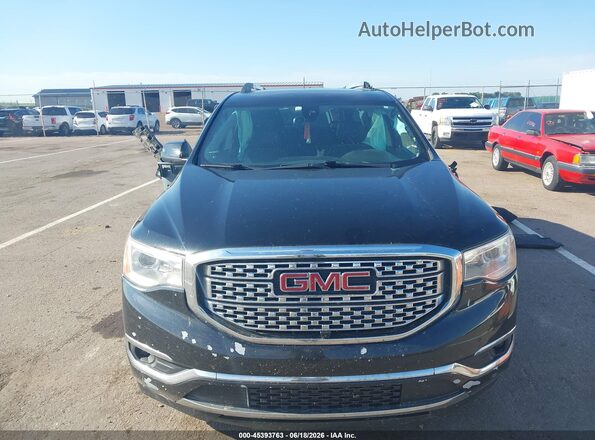 1GKKNXLS5JZ217058 2018 GMC ACADIA Черный Вид щитка приборов