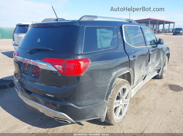 1GKKNXLS5JZ217058 2018 GMC ACADIA Черный Задняя правая четверть