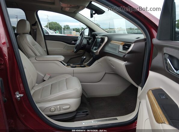 1GKKNXLS6HZ192441 2017 GMC ACADIA Red Սալոնի դիմացի տեսք