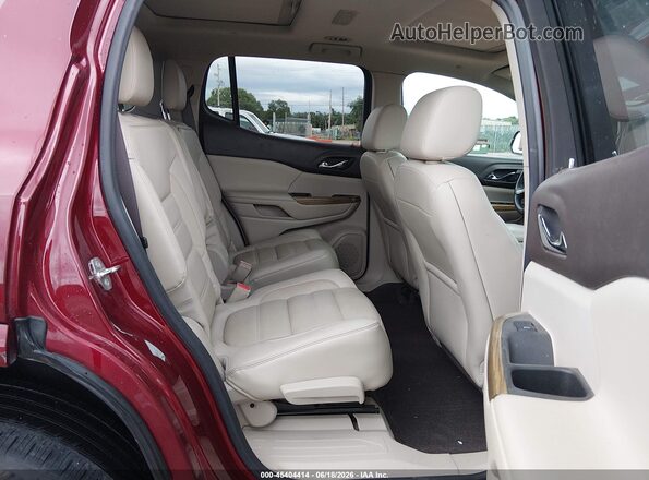 1GKKNXLS6HZ192441 2017 GMC ACADIA Red VIN կոդի պիտակի տեսք