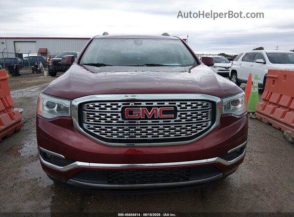 1GKKNXLS6HZ192441 2017 GMC ACADIA Red Սարքավորումների վահանակի տեսք