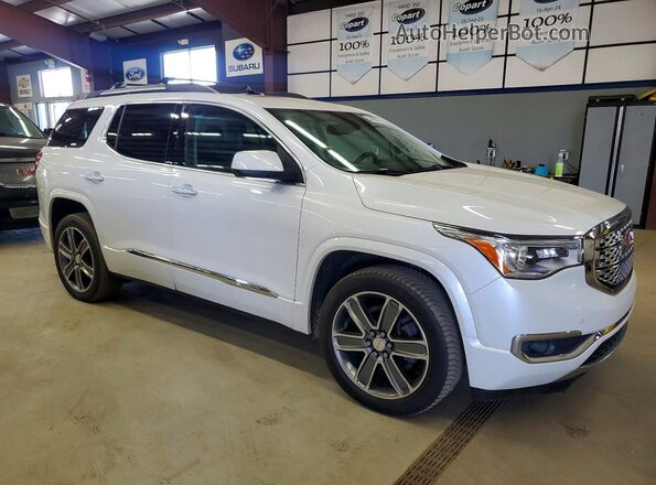 1GKKNXLS6HZ239824 2017 GMC ACADIA White Delantero derecho