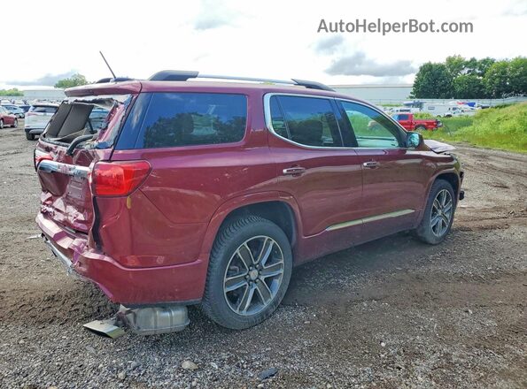 1GKKNXLS6JZ183096 2018 GMC ACADIA Red Հետևի աջ