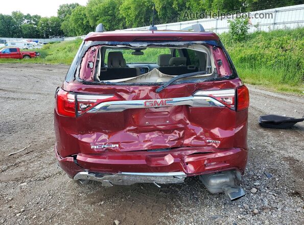 1GKKNXLS6JZ183096 2018 GMC ACADIA Red Հետևի տեսք