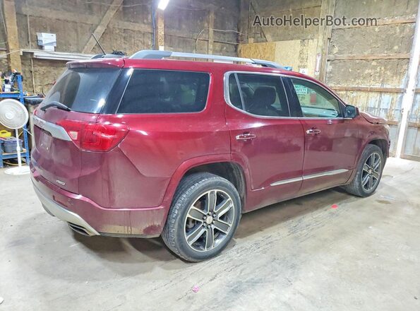 1GKKNXLS7HZ145242 2017 GMC ACADIA Burgundy Rear right