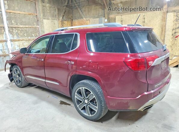 1GKKNXLS7HZ145242 2017 GMC ACADIA Burgundy Rear left