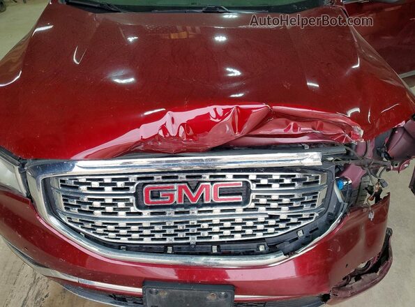 1GKKNXLS7HZ145242 2017 GMC ACADIA Burgundy Engine compartment view
