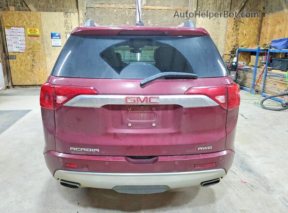 1GKKNXLS7HZ145242 2017 GMC ACADIA Burgundy Rear view