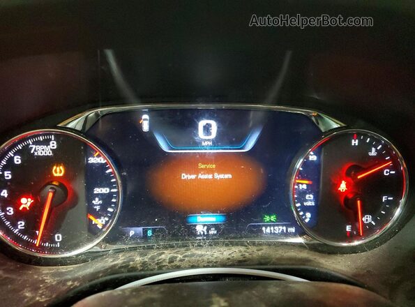 1GKKNXLS7HZ145242 2017 GMC ACADIA Burgundy Instrument cluster view