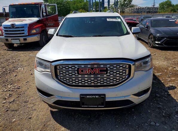 1GKKNXLS7HZ168942 2017 GMC ACADIA White წინა ხედი