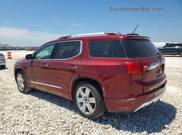 1GKKNXLS7HZ265476 2017 GMC ACADIA Red Задня ліва чверть
