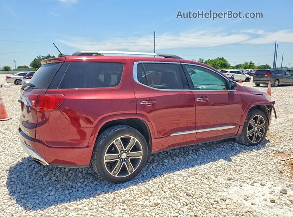 1GKKNXLS7HZ265476 2017 GMC ACADIA Red Задня права чверть