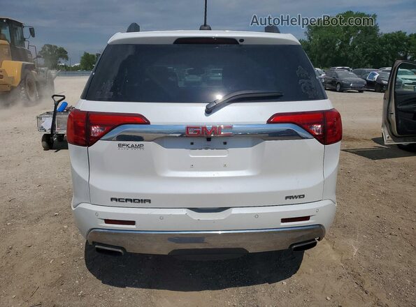 1GKKNXLS7HZ301795 2017 GMC ACADIA White Հետևի տեսք