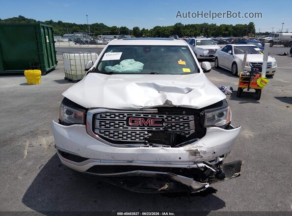 1GKKNXLS7JZ232502 2018 GMC ACADIA White Սարքավորումների վահանակի տեսք