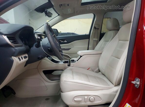 1GKKNXLS7MZ125549 2021 GMC ACADIA Red Widok wnętrza z przodu