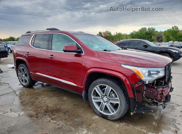 1GKKNXLS8HZ231191 2017 GMC ACADIA Темно-бордовый Передняя правая четверть
