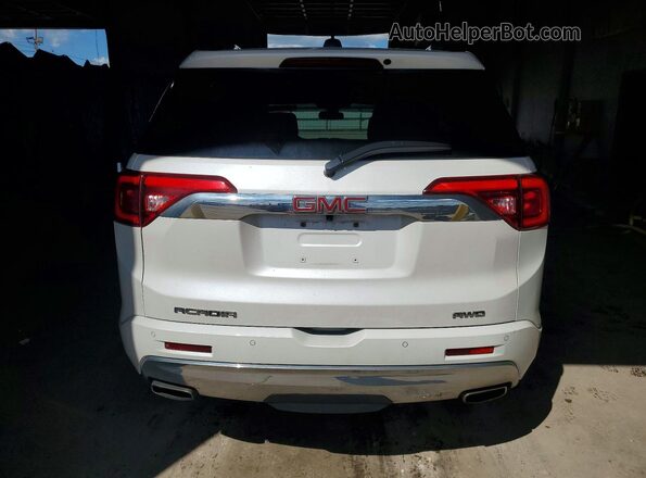 1GKKNXLS8HZ264580 2017 GMC ACADIA White უკანა ხედი