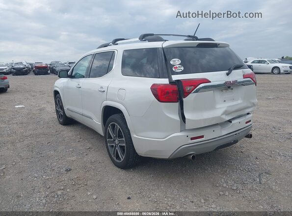 1GKKNXLS8HZ280939 2017 GMC ACADIA White უკანა მარცხენა