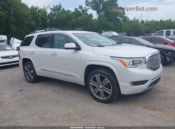 1GKKNXLS8HZ280939 2017 GMC ACADIA White უკანა სალონის ხედი