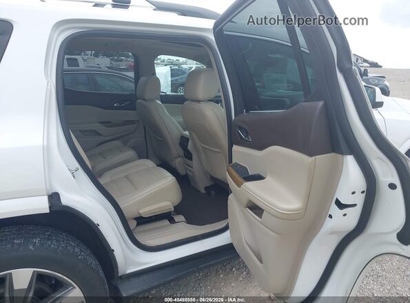 1GKKNXLS8HZ280939 2017 GMC ACADIA White VIN კოდის სტიკერის ხედი