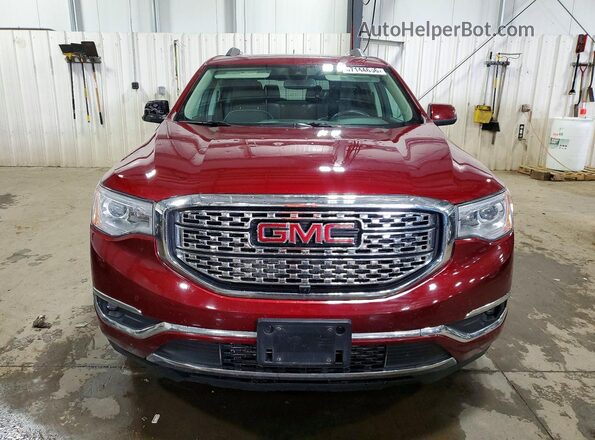 1GKKNXLS8HZ281007 2017 GMC ACADIA Burgundy წინა ხედი