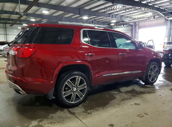 1GKKNXLS8HZ281007 2017 GMC ACADIA Burgundy უკანა მარჯვენა