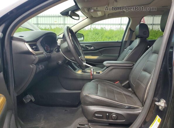 1GKKNXLS8HZ306035 2017 GMC ACADIA Черный Вид салона спереди