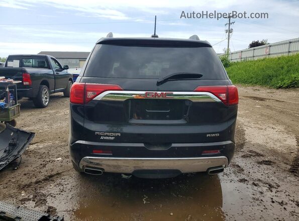 1GKKNXLS8HZ306035 2017 GMC ACADIA Черный Вид сзади