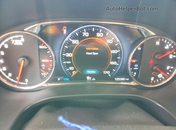 1GKKNXLS8HZ306035 2017 GMC ACADIA Черный Вид щитка приборов